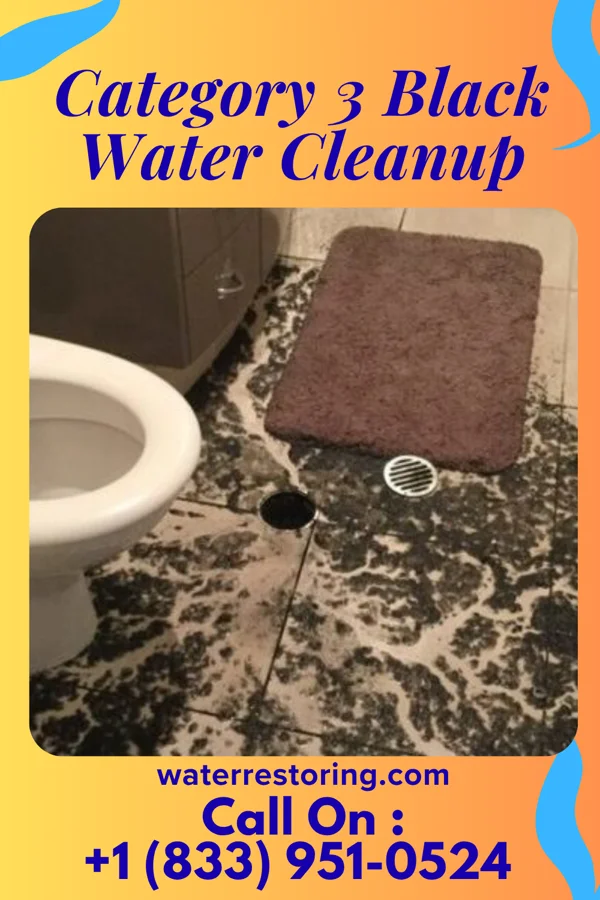 Category 3 Black Water Cleanup in Moundridge, KS